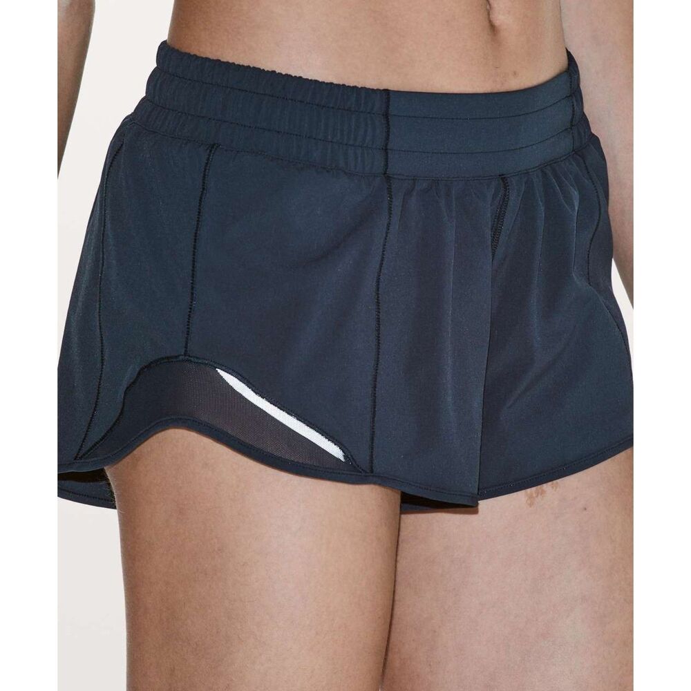Lululemon True Navy Hotty Hot Shorts II Women's Size 10